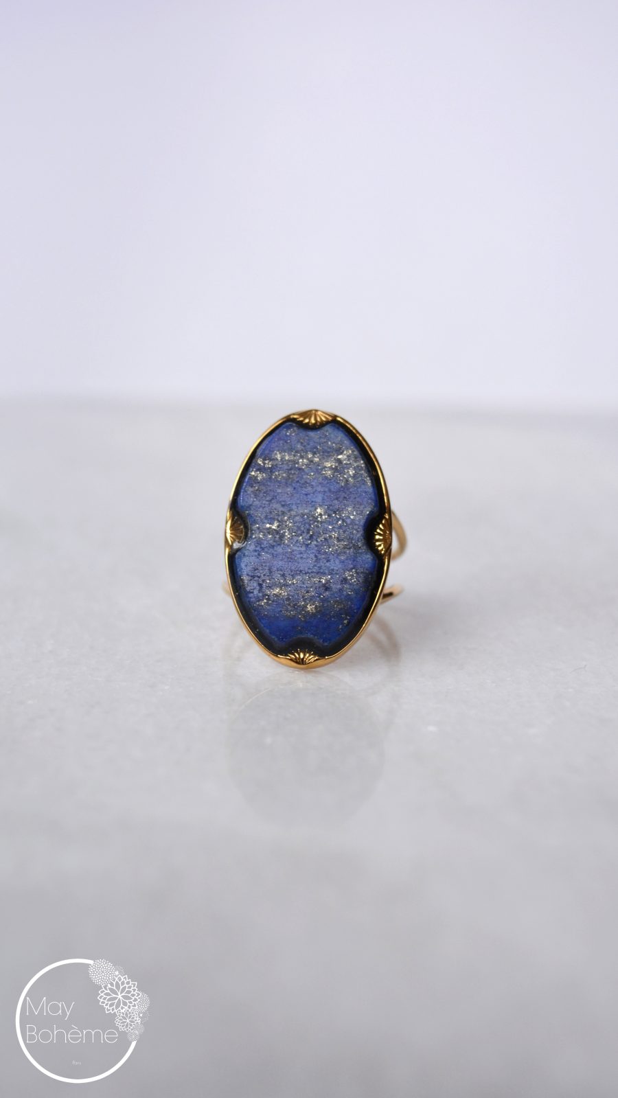 Bague Bohème Réglable En Acier Inoxydable Doré - Femme, Vintage, étanche, Sans Pierre - Made By Nami - 9