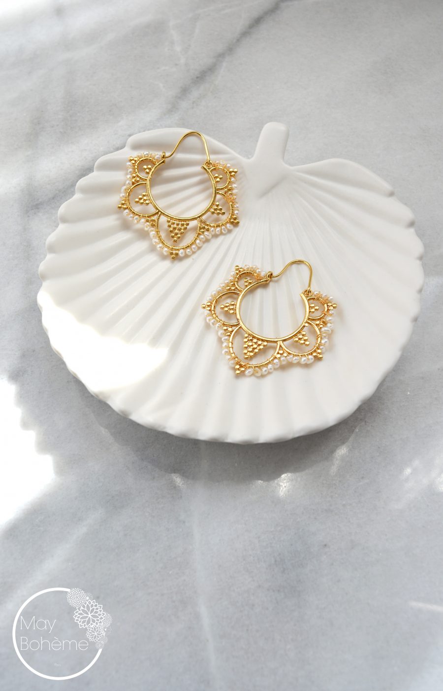 Collier en Or et Nacre | Collier Femme | 1021763 | Guilde des Orfèvres Collier en Or et Nacre | Collier Femme | 1021763 | Guilde des Orfèvres