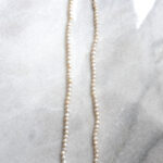 collier perles fines blanches naturelles marquises plaqué or zirconium